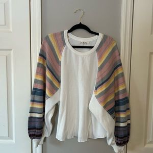 Free People We The Free Rainbow Dreams thermal top XS